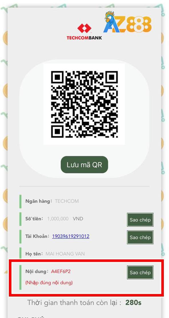 Quét mã QR vè thực hiện chuyển khoản Quét mã QR vè thực hiện chuyển khoản