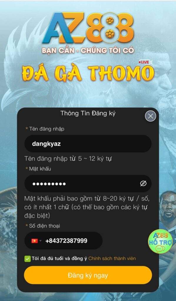 Điền thông tin theo biểu mẫu yêu cầu Điền thông tin theo biểu mẫu yêu cầu