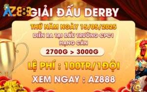 [Thông Báo] Giải Đấu Derby Gà Nòi Tại CPC1 Ngày 15/5/2025