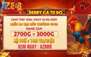 [Thông Báo] Giải DERBY Gà Tự Do Tại CPC1 Ngày 12/6/2025