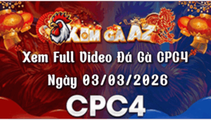 Xem Full Video Đá Gà CPC4 Ngày 03/03/2026