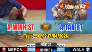 Trận 22 CPC2 17/04/2026 - Xanh Nạp Châ Quá Tịch Đỏ Hư Hình Nằm Biệt