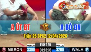 Trận 25 CPC2 12/04/2026 - Chuối Buôn Đuôi Lụm Lúa Mau Lẹ Chỉ 1 Đá