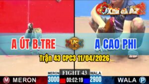Trận 43 CPC3 11/04/2026 - CÚ ĐÁ CỰA ĐẲNG CẤP  ĐIỀU K QUA KHỎI