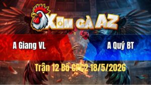Trận 12 CPC2 18/5/2026