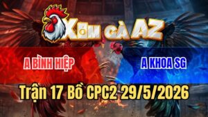 Trận 17 CPC2 29/5/2026: Đỏ Đâm Cựa Quá Hiểm Xanh Té Gãy Giò Nhanh Gọn