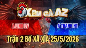 Trận 2 Xà Xía 25/5/2026: Bông Đâm Như Máy 1 Tay Nước Bưng Xám Ra
