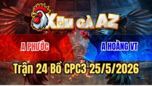 Trận 24 CPC3 25/5/2026: Bướm Xanh Bẻ Giò Bướm Đỏ Trong 1 Nốt Nhạc