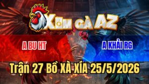 Trận 27 Xà Xía 25/5/2026: Điều Đâm Mu Lưng Gà Khét Té Trào Máu Họng