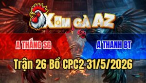 Trận 26 CPC2 31/5/2026