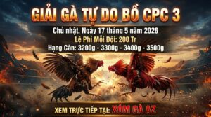 Giải Gà Tự Do Bồ CPC3 Diễn Ra 17/5/2026