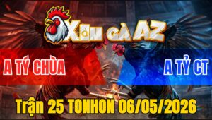 Trận 25 TONHON 06/05/2026 - Xanh Đá 3 Chân Đỏ Gãy Giò Té