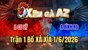 Trận 1 Xà Xía 1/6/2026: Xanh Trả Cựa Hay Đỏ Bỏ Chạy Trong 1 Tay Nước
