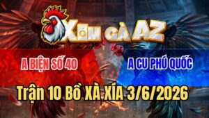 Trận 10 Xà Xía 3/6/2026: Úa Đá Chạy Xe Vô Trong La Miệng Chạy Luôn