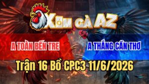 Trận 16 CPC3 11/6/2026: Bướm Anh Thắng Đá Quá Đâm Khét Chạy Giữ Mạng