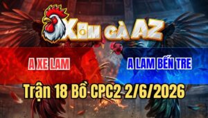 Trận 18 CPC2 2/6/2026: Gà Vàng Đá Bo Như Cây Đập Hạ Cú Bông Nhanh Gọn