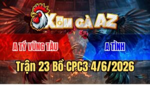 Trận 23 CPC3 4/6/2026: Úa Anh Tình Kém 3 Chấm Đâm Gà Bướm Hở Van Tim