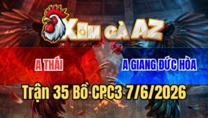 Trận 35 CPC3 7/6/2026: Xanh Chấp 8 Chấm Vẫn Đâm Đỏ Co Giò Bỏ Chạy