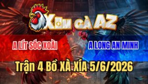Trận 4 Xà Xía 5/6/2026: Que Cọp Anh Lít Bẻ Cổ Gà Bướm Anh Long